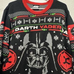 Star Wars Darth Vadar Ugly Christmas Sweater Men’s XL Geeknet